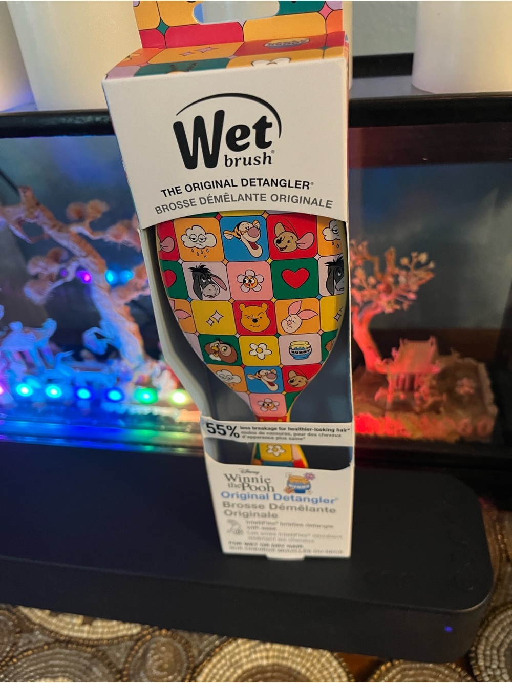 Disney Wet Brush Winnie the Pooh Multicolor Grid Detangler